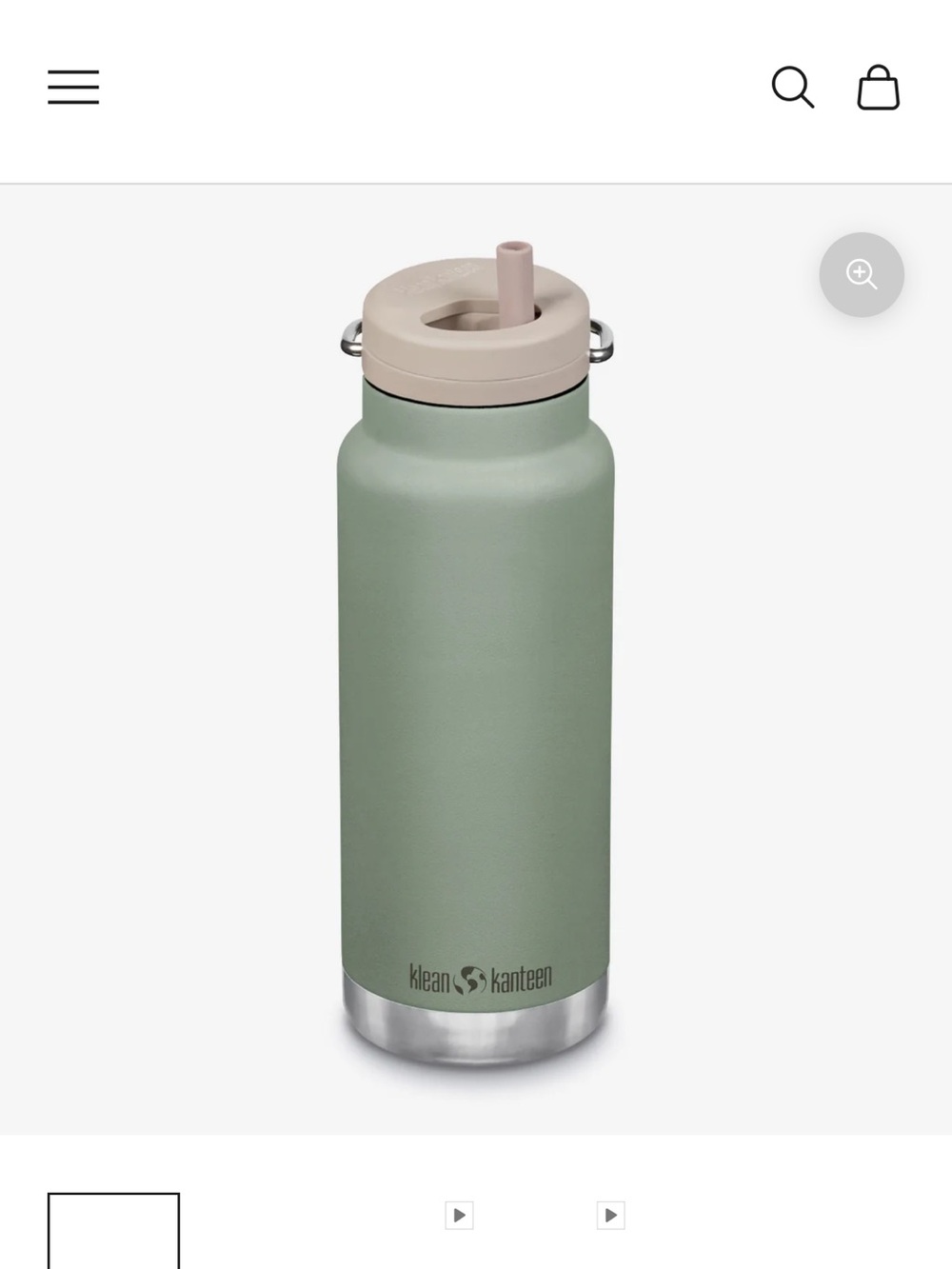 TKWIDE 32 Klean Kanteen Wide Bottle with Straw Lid